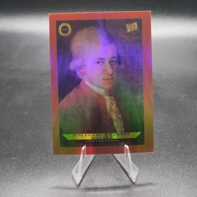 2025 Pieces of the Past 1700s Edition  B-232 Wolfgang Amadeus Mozart Red /50
