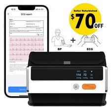 Wellue/Checkme BP2 Blood Pressure Monitor EKG Monitor 2 in 1, AI ECG Analysis