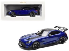 2021 Mercedes-Benz AMG GT Black Series Blue Metallic Carbon Stripes 1/18 Norev