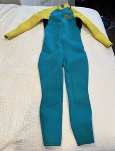 Body Glove Men's ML Blue Yellow Full Wetsuit Surf Diving Swim
