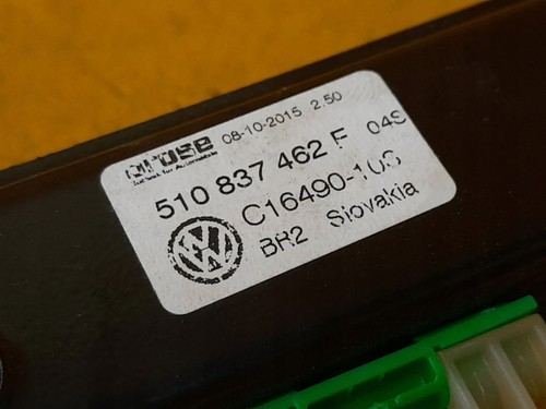 VW Golf Sportsvan MECCANISMO ALZA FINESTRA ANTERIORE DESTRO 510837462F OE Parte - Foto 2 di 5
