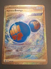 Rapid Strike Energy (Secret) 182/163 Swsh05: Battle Styles Holo Pokemon TCG 