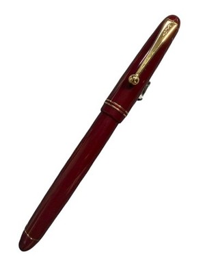 Pilot Custom 67 Lady Deep Red Fountain Pen 14K Gold Fine Nib F Vintage Japan