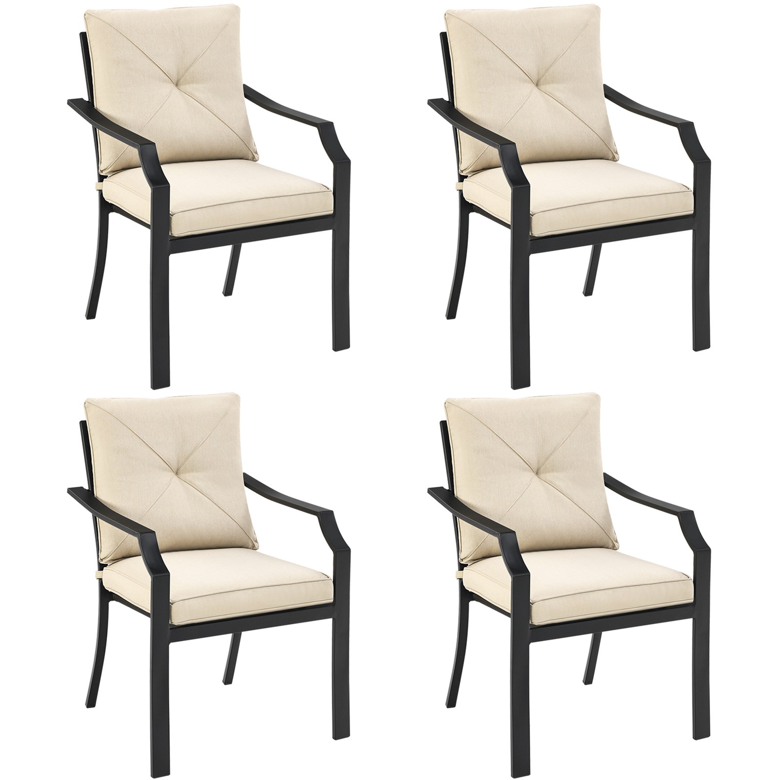 Cushioned Armchair Bistro Chair