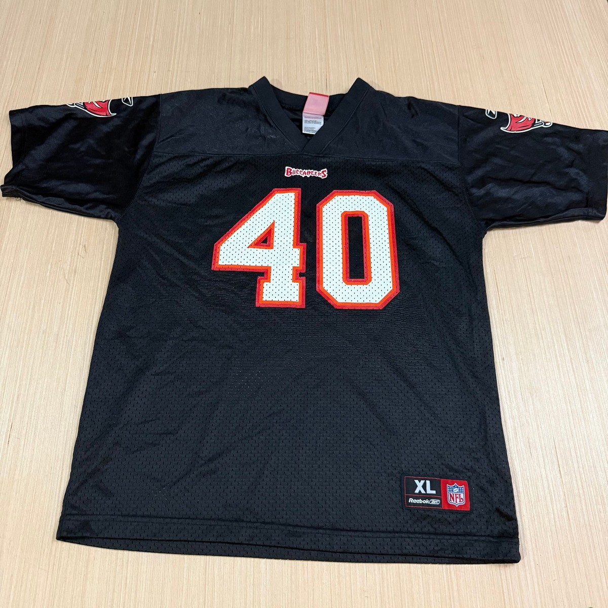 Vintage 90s Reebok Tampa Bay Buccaneers Jersey Mike Alstott Youth 