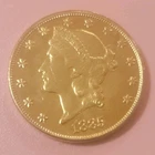 1885 US Liberty Head $20 gold coin