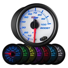 Slightly Used Glowshift White 7 Color 100 Psi Boost Gauge Kit