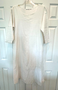 Renaissance Medieval White Cotton Chemise