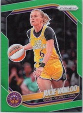 Julie Vanloo 2025 Panini Prizm WNBA #132 Green Prizms