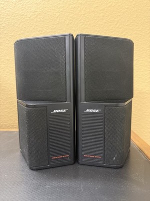 Bose Acoustimass SE-5 Dual Cube Satellite Speakers Pair Black Made