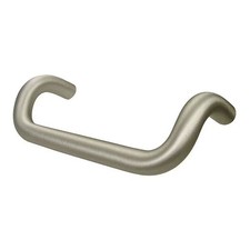 Monroe Pmp Offset Pull Handle, Stainless Steel, Polished, Threaded Holes PH-0263