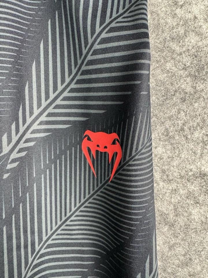 Pantalones Venum MMA Para Hombre Medianos Negros Compresión Boxeo Lucha Equipo Spats UFC Train Foto 4 de 4