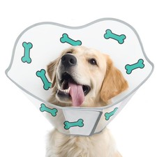 Dog Cone After Surgery - Soft, Comfortable, Adjustable Recovery Collar for La...