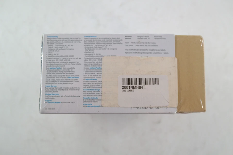 Termostato Nest Learning - 3ª Generación Acero Inoxidable T3007es Foto 3 de 4