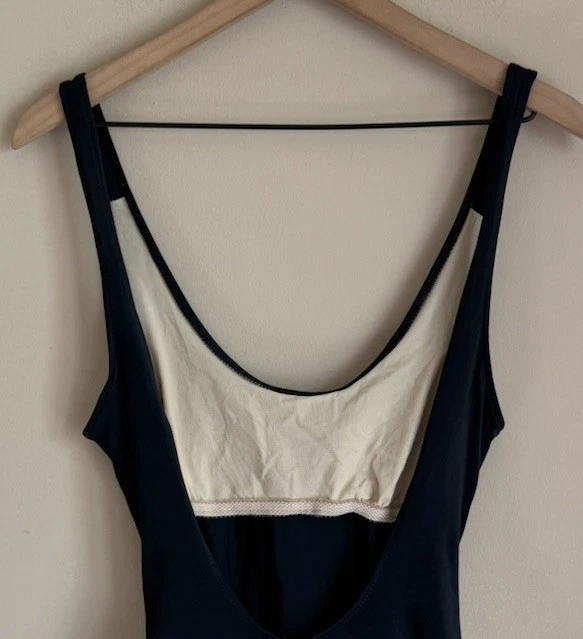 Traje de baño Catalina vintage de una pieza años 80 90 negro sin mangas para mujer talla 12 14 Foto 3 de 4