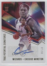 2020-21 Panini Recon True Potential Signatures Red /99 Cassius Winston Auto 0b2