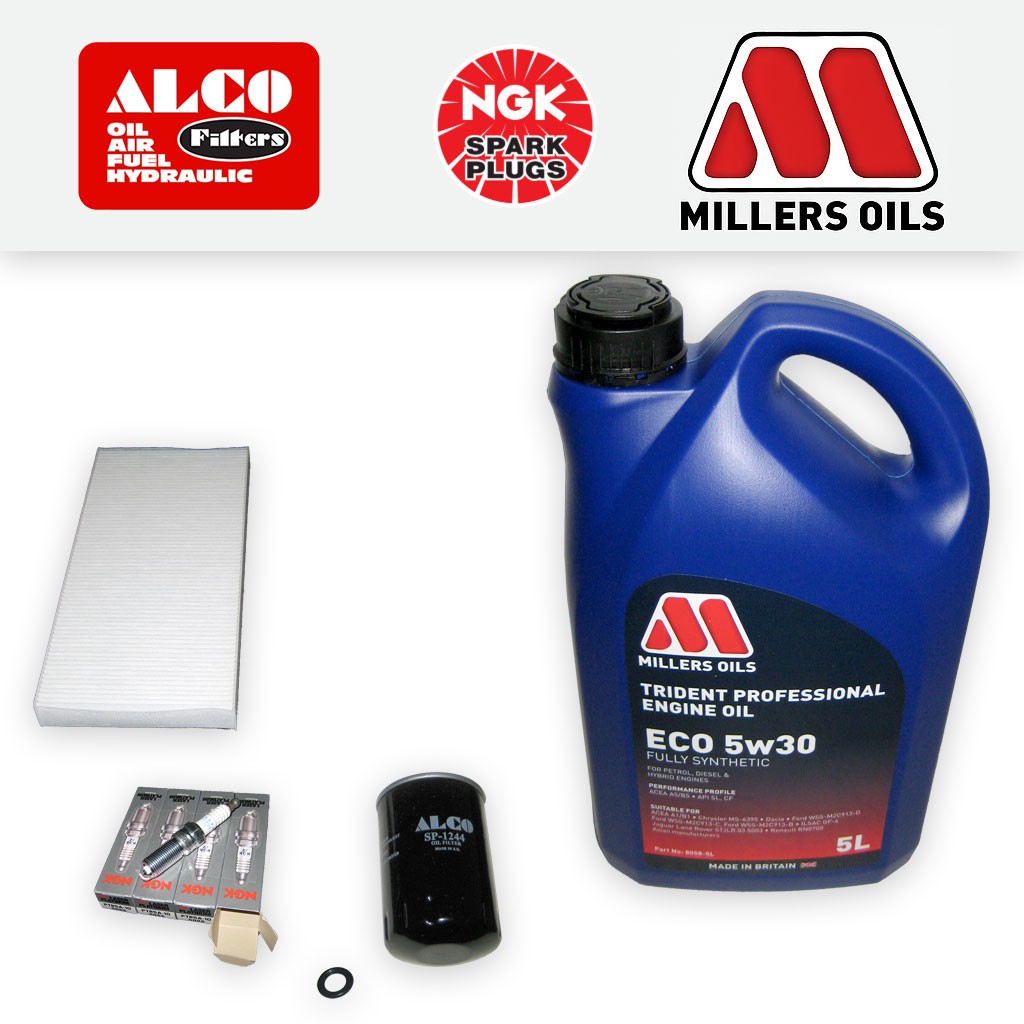 SERVICE KIT for FORD TRANSIT CONNECT 1.8 OIL CABIN FILTER PLUGS +OIL (2002-2013)