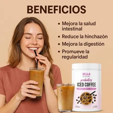 Bella All Natural  Probiotics Iced Coffee Powder - 500G - Exp: 04/2027