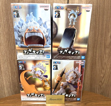 BANDAI NAMCO One Piece Luffy Gear 5 FigLife set of 4 Monkey D. Luffy Figure New
