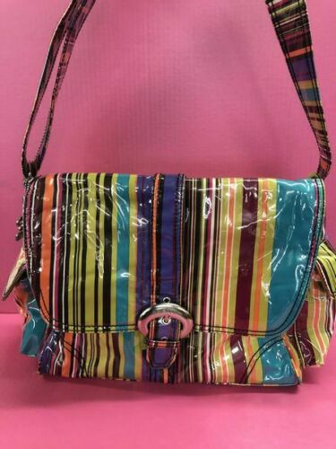 Kalencom laminated messenger diaper bag - Picture 3 of 9