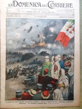 La Domenica del Corriere 15 June 1919 Microbi Viola Racagni Leonardo Library