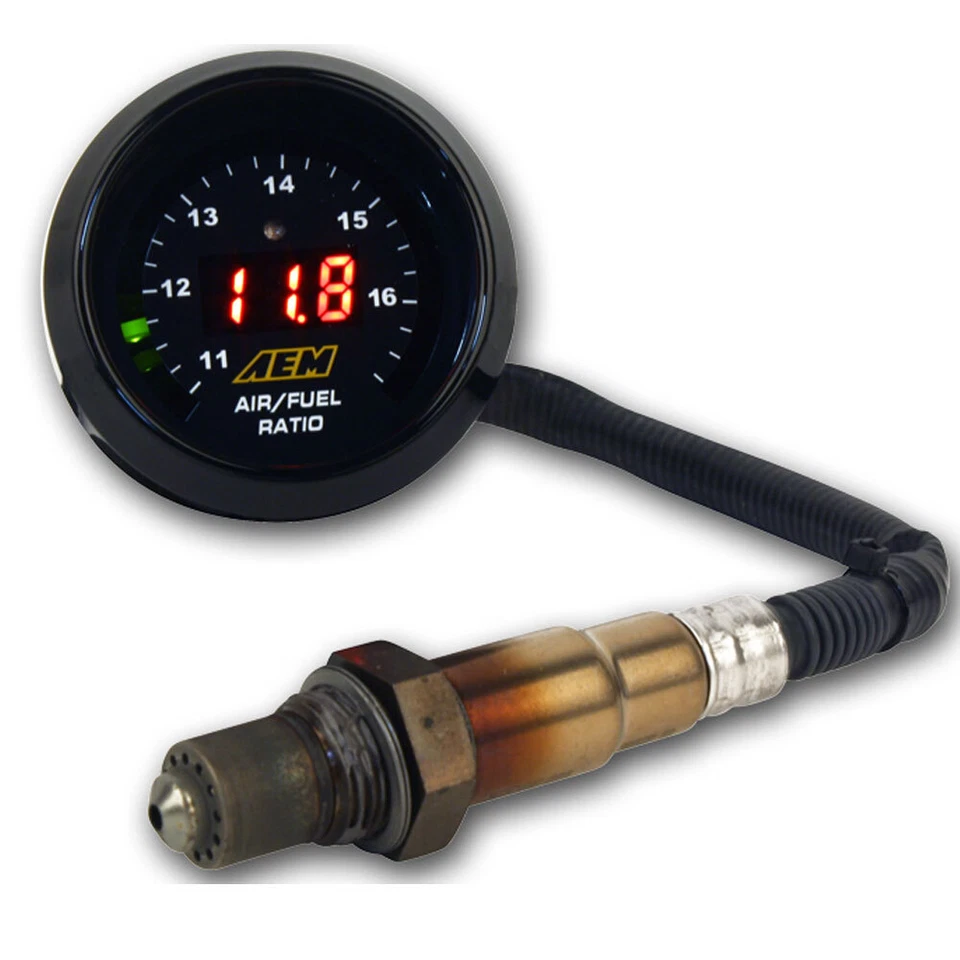 AEM 30-4110 AFR 52mm Wideband O2 UEGO Controller Gauge Air Fuel Ratio 4.9 LSU - Image 3 of 4