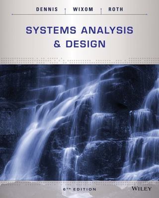 Systems Analysis and Design - 9781118897843, Alan Dennis, paperback