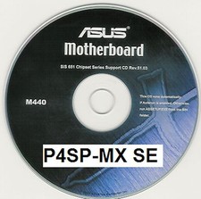 ASUS P4SP-MX SE SiS 651 series Motherboard Drivers Install M440