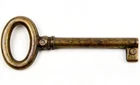Furniture key antique style furniture burnished replacement key blank brass patina
