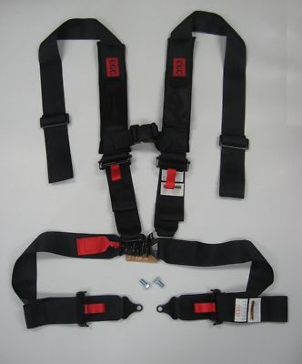 NEW utv SAFETY Harness 4 Point 3'' Padded  RZR4 XP900 XP1000 CANAM w/2 pockets