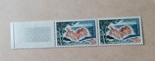 Bloc 2 TIMBRES  FRANCE 1963 YT1391 Côte d'Azur Varoise