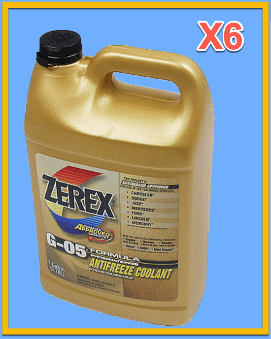 6 Gallons Engine Motor Coolant/Antifreeze Concentrate VALVOLINE