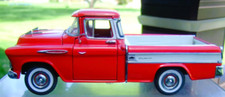 55chevy57 Pickup Truck Chevrolet Built Metal Body Model Car Classic Carousel Red 55chevy57 Pickup Truck Chevrolet Built Metal Body Model Car Classic Carousel Red
