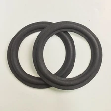 2 Replacement 6.5" Speaker Foam Surrounds for KEF 102/2 Woofer Edge Repair