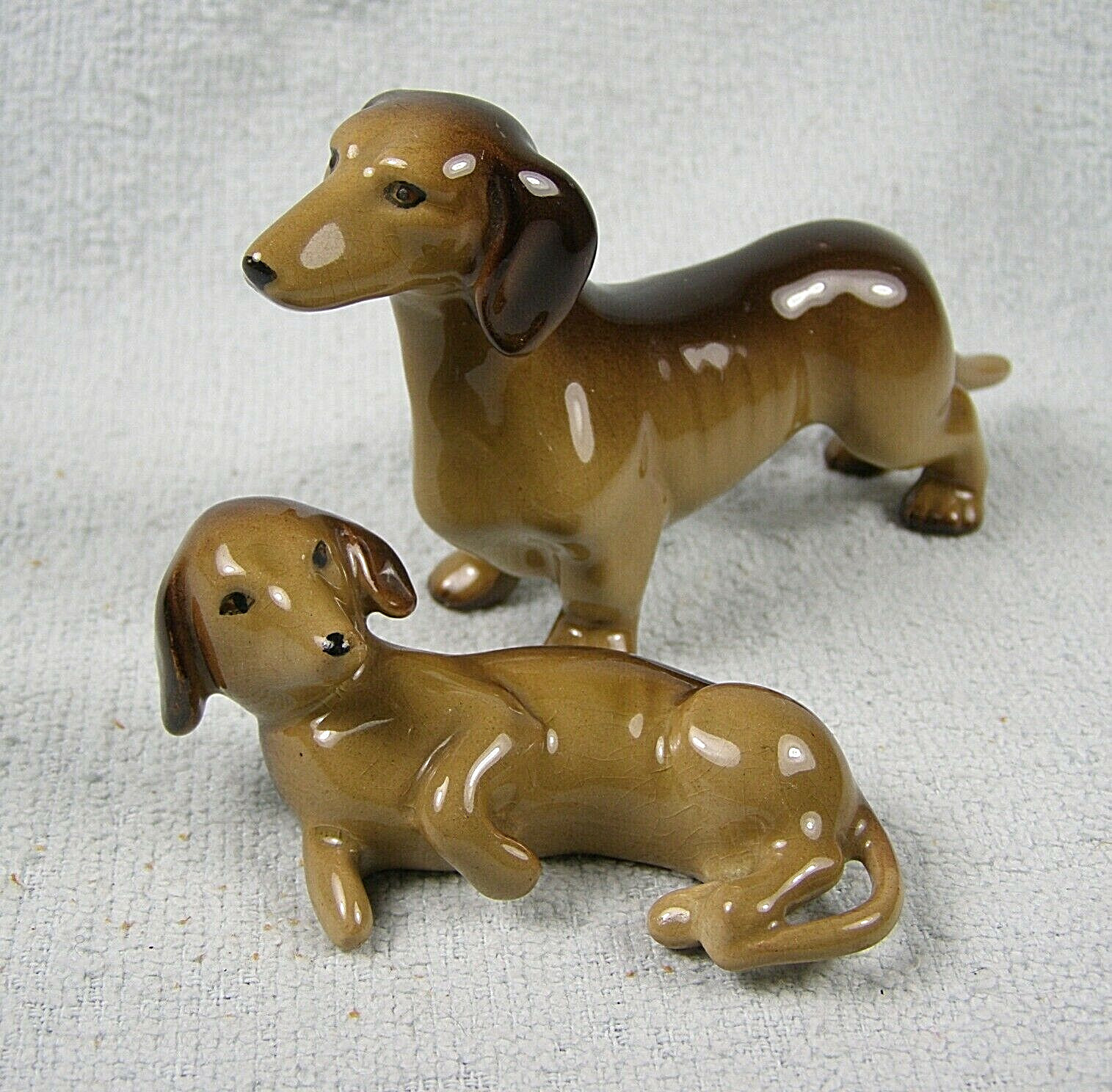 (2) W.R. Midwinter England Dachshund Figures Standing and On Side eBay