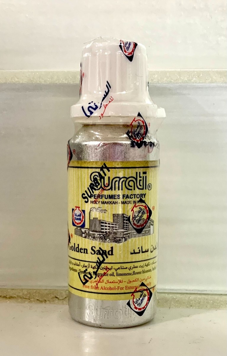 Huile Parfumée Surrati - Golden Sand - 500 Ml - Sans Alcool - Origine Émirats Arabes Unis - Neuf
