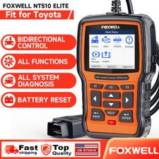 Foxwell Nt510 For Toyota Bidirectional Obd2 Scanner Diagnostic Tool Code Reader Foxwell Nt510 For Toyota Bidirectional Obd2 Scanner Diagnostic Tool Code Reader