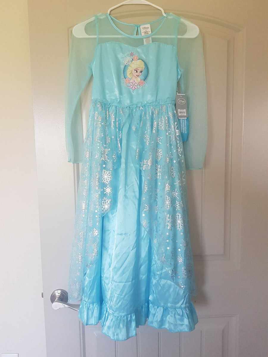 elsa frozen dress disney shop Disney Store Frozen 2 Elsa Costume Dress - 7/8 - New With Tag