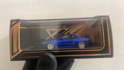 ERROR 404 Nissan Skyline GTR R34 Blue 239/799 PCS.  1/64