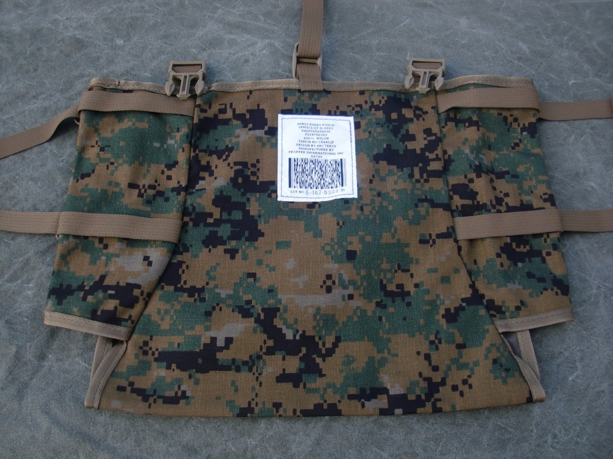 New USMC MARPAT ILBE Arcteryx Main Pack Radio Pouch | eBay