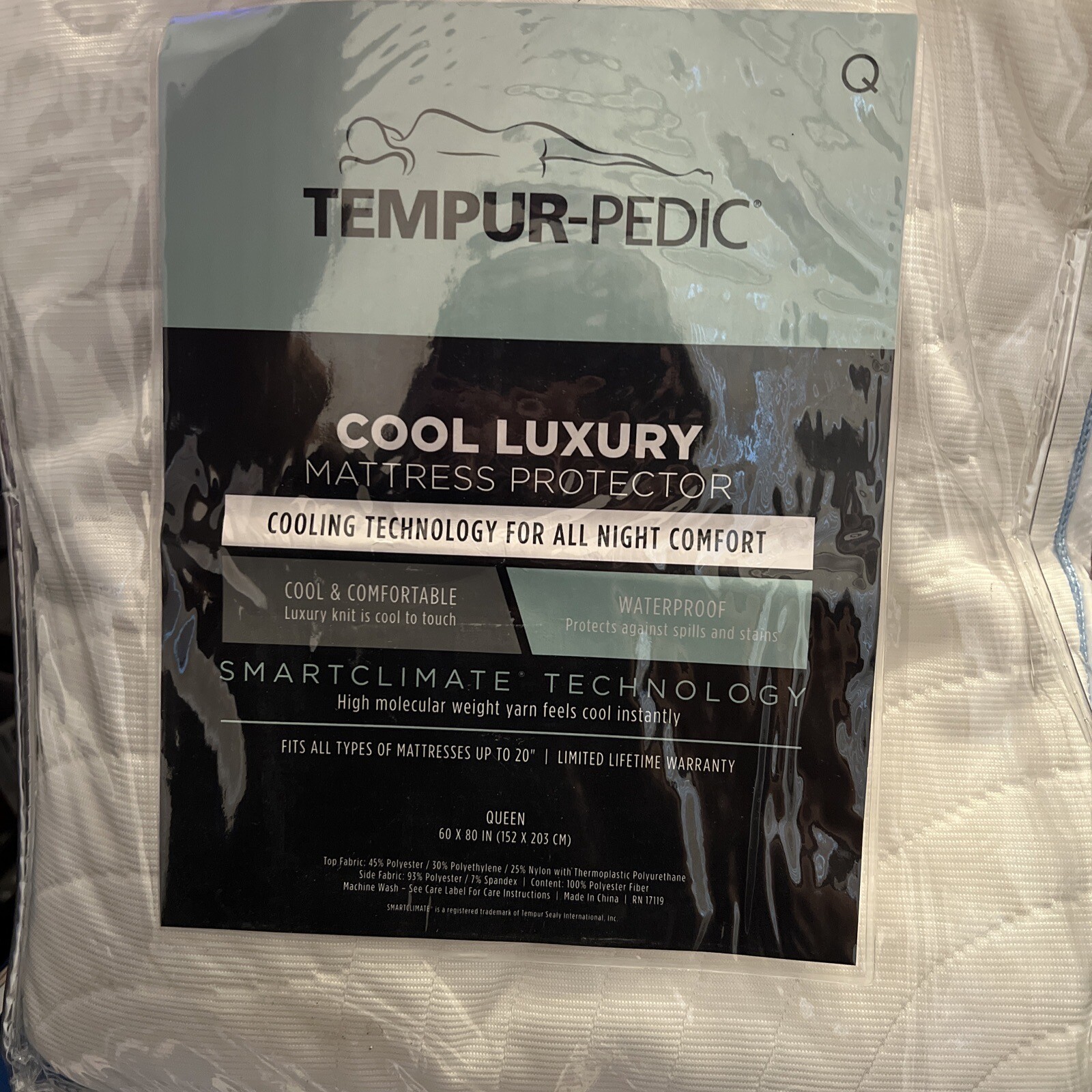TempurPedic Performance Luxury Cooling Waterproof Queen Mattress