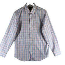 Banana Republic Men Size L Non Iron Tailored Slim Fit Long Sleeve Casual Shirt