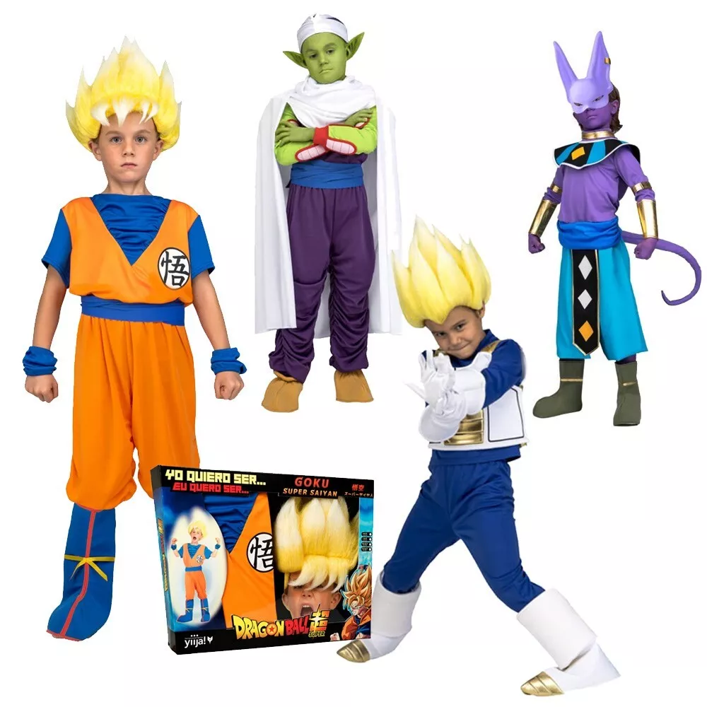 My Other Me Costumi Completi Dragonball per Bambino Ragazzo Carnevale  Halloween