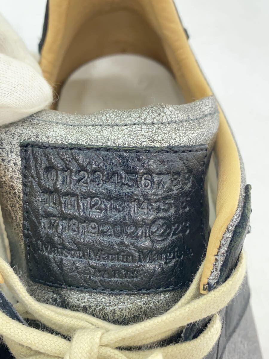 Maison Margiela Low Top Sneakers 43 Silver Leather Used | eBay