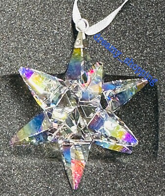 NIB Swarovski 3D Star Aurora Borealis Medium Brilliance Crystal