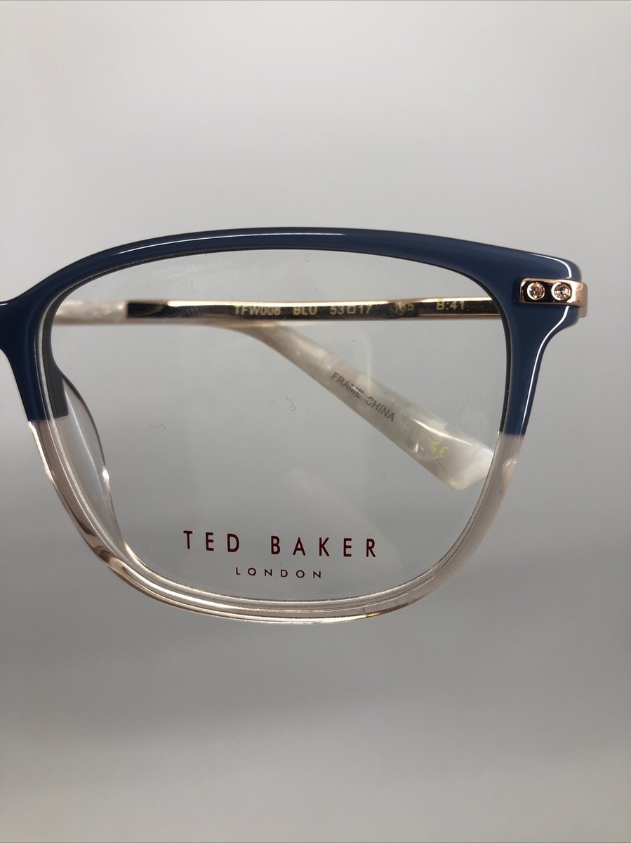 New Ted Baker TFW008 BLU 53.17.135 Finely Framed Women's