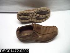 Size 8.5 Men's Skechers Relaxed Fit Rayland Brown Slip-On Shoes 63696/DSCH