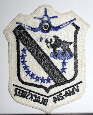 USMC US Marine Corps VMA-214 Black Sheep Full Color Insignia Badge