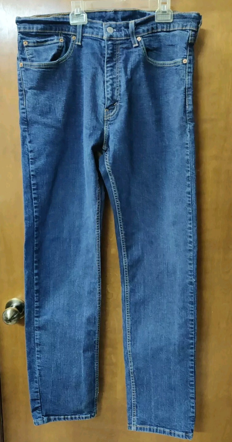 Levi’s 505 Blue Jeans Men’s Pants W36XL34 Regular Fit Straight