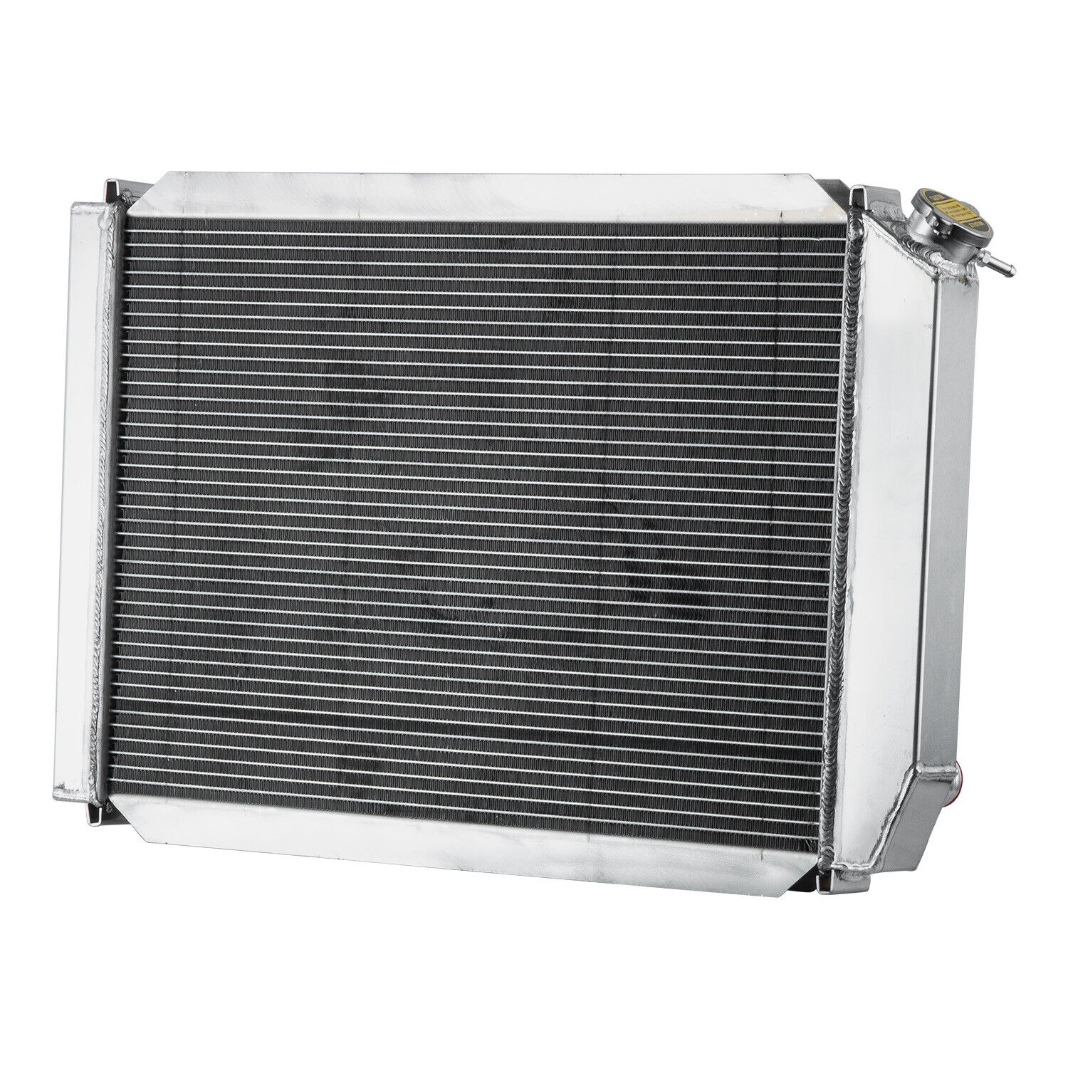 Aluminum 4 Rows Radiator Shroud Fan Fit 79-93 Ford Mustang Mercury Cougar XR7 MT thumbnail 3